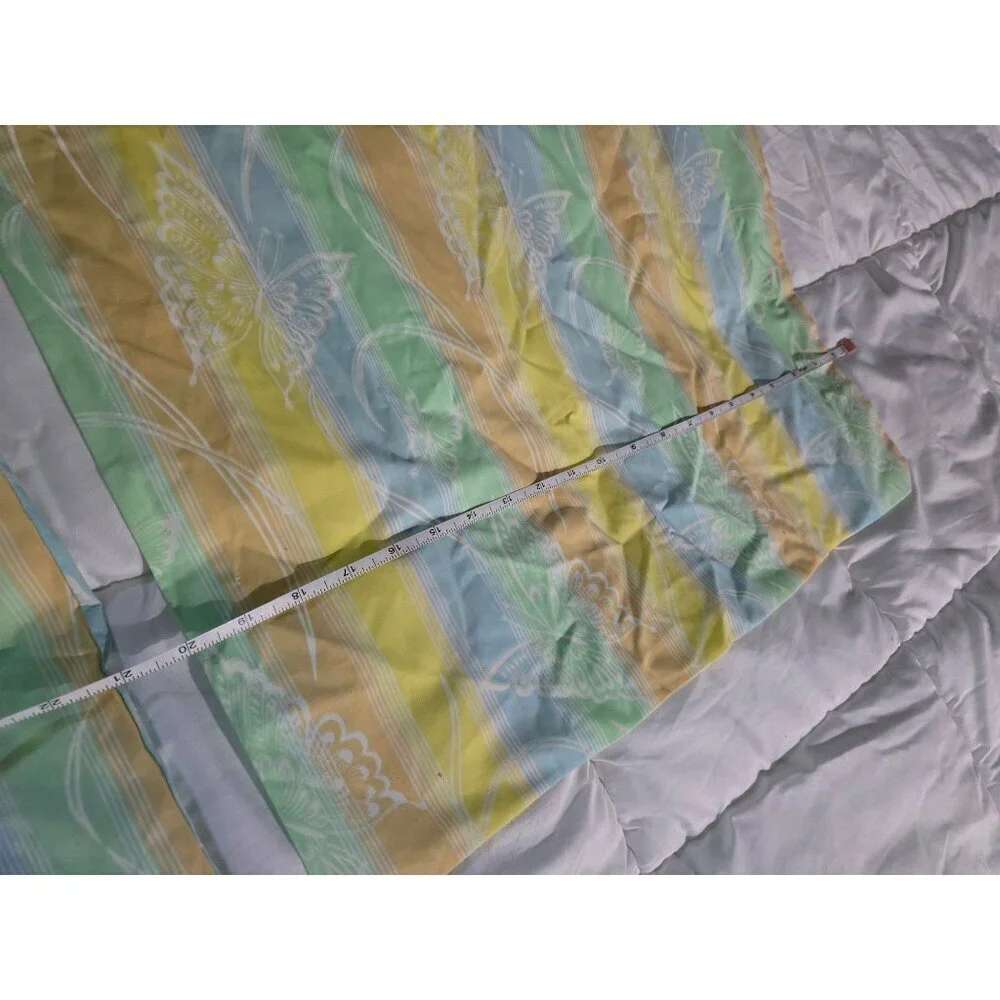 Vintage Springmaid Pastel Butterfly Set of 2 Pillowcases
